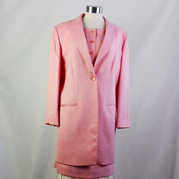 Jones New York Vtg Linen Jkt/ Shell/ Skirt Suit.